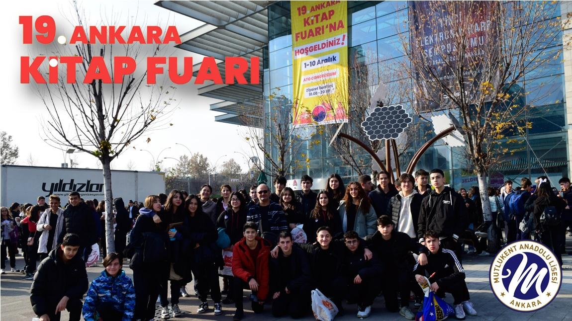 Mutlukent Anadolu Lisesi 19. Ankara Kitap Fuarında